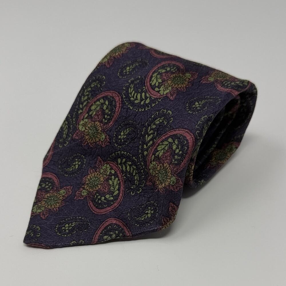 Christian Dior Boutique Monsieur Silk Tie - Paisley Floral